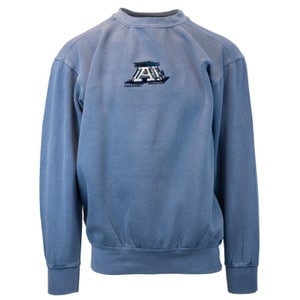 Utah State Block A Painted Crew Sweatshirt